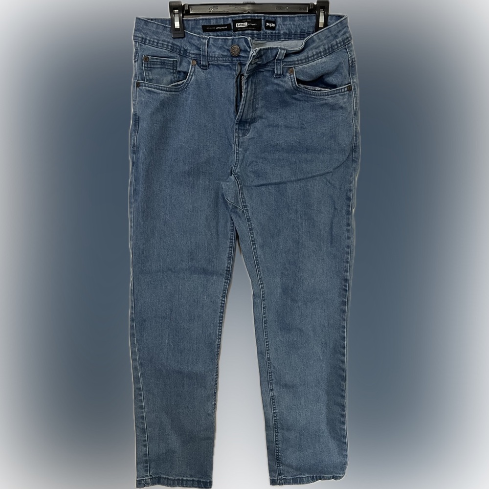Barbell Men’s Relaxed Athletic Fit 2.0 Light Wash Jeans